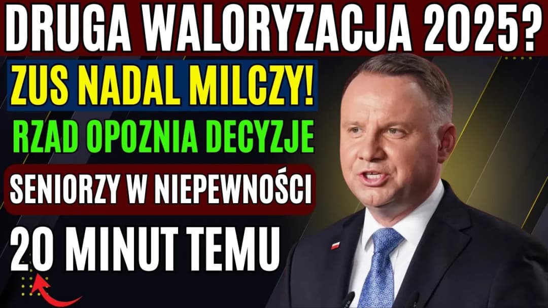 Co z drugą waloryzacją emerytur? Rząd nie planuje zmian w 2025 roku